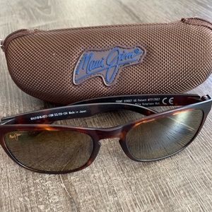 Maui Jim: matte tortoise sunglasses - Front Street